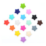 Food Silicone Teething Necklace Beads Jewelry Top Star Loose Beads (45mm)