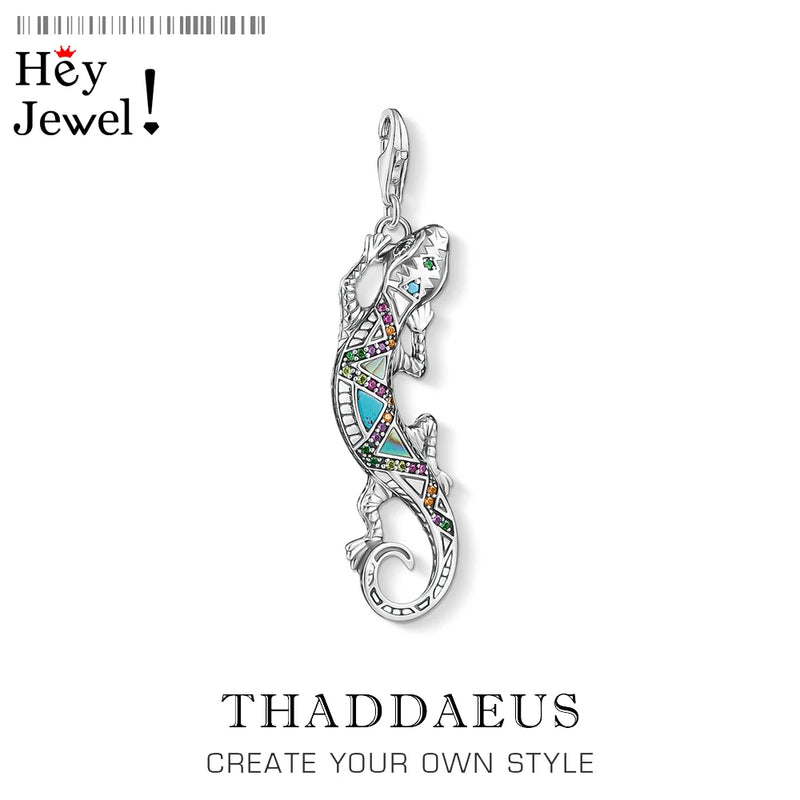 Lizard Pendant Charm for Bracelet Necklace Chain Jewelry