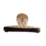 French Retro Patchwork Hair Clip Geometric Acetate Shark Clip