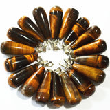Natural Stone Droplets Pendant Necklace Men Women 50/piece