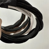 Wide Corduroy Knot Headband for Women