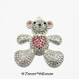 10pcs/lot Enamel Heart/Bear Pendants, Necklace Charms