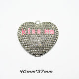 10pcs/lot Enamel Heart/Bear Pendants, Necklace Charms