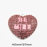10pcs/lot Enamel Heart/Bear Pendants, Necklace Charms