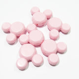 50pcs Acrylic Solid Mouse Beads for Chunky Kids Necklace Making/Design