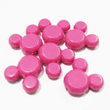 50pcs Acrylic Solid Mouse Beads for Chunky Kids Necklace Making/Design
