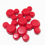 50pcs Acrylic Solid Mouse Beads for Chunky Kids Necklace Making/Design