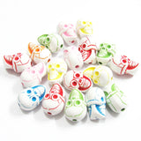 Acrylic Skull Beads for Halloween Jewelry Making