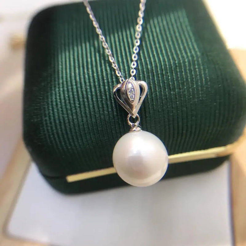 925 Silver Pendant Setting for Crystal Pearl 5pcs