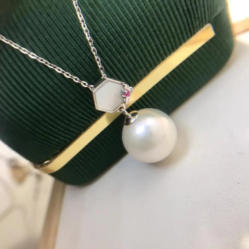 925 Silver Pendant Base Settings for Pearl Crystal 5pcs