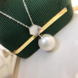 925 Silver Pendant Base Settings for Pearl Crystal 5pcs