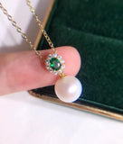 925 Silver Pendant Base for Pearl Crystal 5pcs/lot