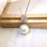 925 Silver Pendant Base Settings for Pearl Crystal 5pcs