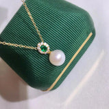 925 Silver Pendant Base for Pearl Crystal 5pcs/lot