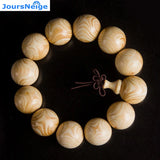 Wooden Buddha Beads Bracelet Lucky Hand String Jewelry