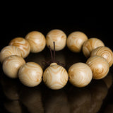 Wooden Buddha Beads Bracelet Lucky Hand String Jewelry