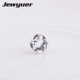 Heart Spacer Charm 925 Silver Love Around