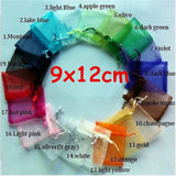 Organza Bags 9x12cm Drawstring Jewelry Pouches, Wedding Gift Bags