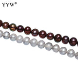 Potato Freshwater Pearl Beads 0.8mm 14.6 Inch DIY Necklace Bracelet