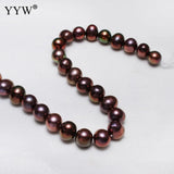 Potato Freshwater Pearl Beads 0.8mm 14.6 Inch DIY Necklace Bracelet