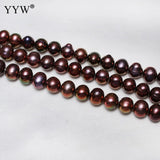 Potato Freshwater Pearl Beads 0.8mm 14.6 Inch DIY Necklace Bracelet