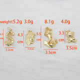 18K Filled African Pendant Box Collection HipHop Jewelry