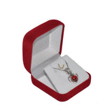 Velvet Pendant Necklace Chain Storage Box