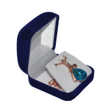 Velvet Pendant Necklace Chain Storage Box