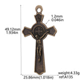 Exorcism Cross Pendant for Necklaces DIY Jewelry Making