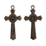 Exorcism Cross Pendant for Necklaces DIY Jewelry Making