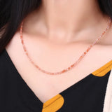 Peridot Natural Crystal Bracelet Cut Corner Bead Necklace for Women