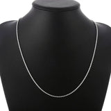 Silver 3MM Rope Chain 925 Sterling Silver Necklace