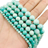 Peru Amazonite Stone Beads For DIY Jewelry 4/6/8/10mm