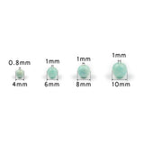 Peru Amazonite Stone Beads For DIY Jewelry 4/6/8/10mm