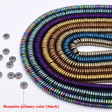 Hematite Stone Wheel Beads for Jewelry Making DIY Bracelet