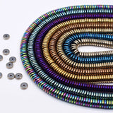 Hematite Stone Wheel Beads for Jewelry Making DIY Bracelet