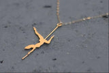 Pole Dancer Necklace, Strip Dance Charm, Breaking Jewelry
