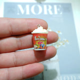 Popcorn Charms for Jewelry Making DIY Earring Bracelet Pendant Accessories