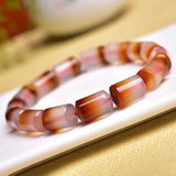Natural Crystal Beads Bangle Bracelet for Women