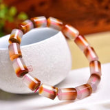 Natural Crystal Beads Bangle Bracelet for Women
