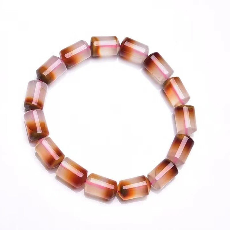 Natural Crystal Beads Bangle Bracelet for Women