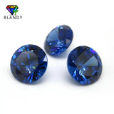 1.0~3.0mm Round CZ Stone AAAAA Dark Synthetic CZ Brilliant Cut