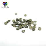 1.0-2.0mm Round Flat Back Natural Marcasite Stone DIY Jewelry