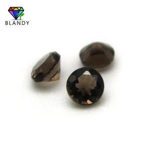 100pcs Smoky Quartz Stone Beads 1.0-3.5mm