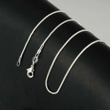 10pcs/lot Snake Chain Necklaces 925 Sterling Silver Classic Jewelry
