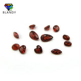 Red Garnet Oval Stone Beads 5A Cut Loose Natural Stone for Jewelry