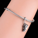 925 Silver Shoes Charms Beads for DIY Jewelry