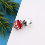 925 Silver Smiling Insect Charm Bead for Bracelet Necklace