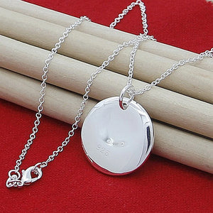 925 Silver Charm Pendant Necklaces For Women Chokers