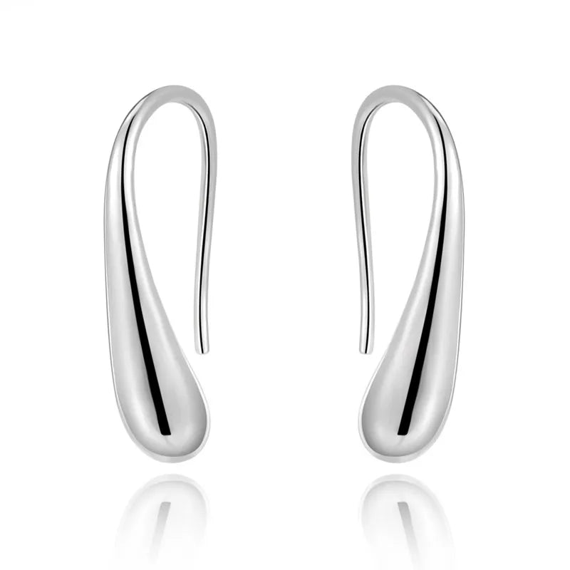925 Silver Droplet Earrings for Women